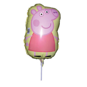 Balloon - Foil Peppa Pig Mini Shape Foil Balloon 35cm Each