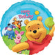 Balloon - Foil Pooh & Friends Sunny Birthday Foil Balloon 45cm Each