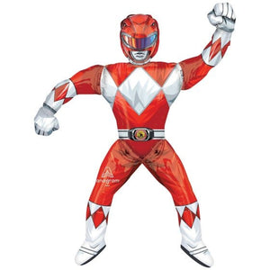 Balloon - Foil Power Rangers Red Ranger AirWalker Foil Balloon 139cm x 170cm Each