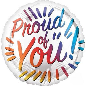 Balloon - Foil Proud of You Rainbow Foil Balloon 45cm Each