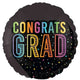 Balloon - Foil Satin Cosmic Future Graduation Foil Balloon 45cm Each