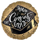 Balloon - Foil Satin Grad Achievement Foil Balloon 45cm Each