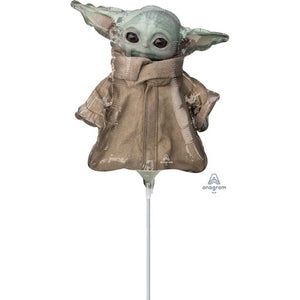 Balloon - Foil Star Wars Mandalorian The Child Mini Shape Foil Balloon Each