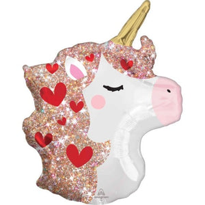 Balloon - Foil Unicorn Sparkles Standard Shape Foil Balloon Each