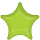 Balloon - Foil Vibrant Green Star Foil Balloon 45cm Each