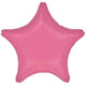 Balloon - Foil Vibrant Pink Star Foil Balloon 45cm Each