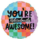 Balloon - Foil You're Ridiculously Awesome Foil Balloon 45cm Each