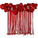 Balloon - Plain Latex Bad Blood Red Halloween Balloon Arch Kit FSC