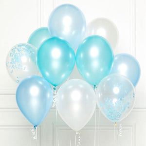 Balloon - Plain Latex Blue DIY Latex Balloon Kit