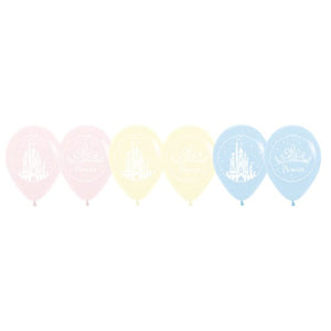 Disney Princess Once Upon A Time Latex Balloons 30cm 6pk