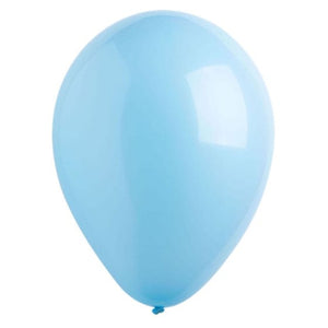 Balloon - Plain Latex Fashion Baby Blue Latex Balloons 30cm 200pk