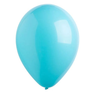 Balloon - Plain Latex Fashion Caribbean Blue Latex Balloons 30cm 200pk