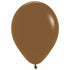 Fashion Coffee Brown Latex Balloons 30cm 50pk