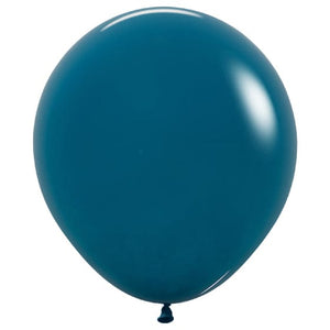 Balloon - Plain Latex Fashion Deep Teal Latex Balloons 30cm 25pk
