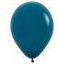 Fashion Deep Teal Latex Balloons 30cm 50pk