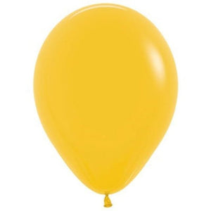 Balloon - Plain Latex Fashion Honey Yellow Latex Balloons 30cm 100pk