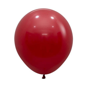 Balloon - Plain Latex Fashion Imperial Red Latex Balloons 45cm 6pk