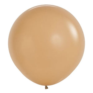 Balloon - Plain Latex Fashion Latte Latex Balloons 60cm 10pk