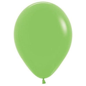 Balloon - Plain Latex Fashion Lime Green Latex Balloons 30cm 50pk