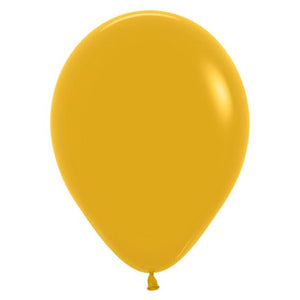 Balloon - Plain Latex Fashion Mustard Latex Balloons 30cm 50pk