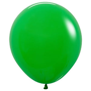 Balloon - Plain Latex Fashion Shamrock Green Latex Balloons 45cm 6pk