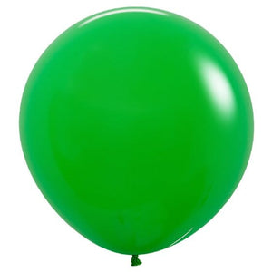 Balloon - Plain Latex Fashion Shamrock Green Latex Balloons 60cm 3pk