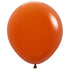 Fashion Sunset Orange Latex Balloons 30cm 25pk