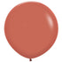 Fashion Terracotta Latex Balloons 60cm 3pk