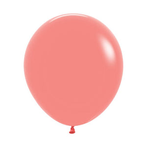 Balloon - Plain Latex Fashion Tropical Coral Latex Balloons 45cm 6pk