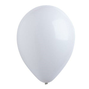 Balloon - Plain Latex Fashion White Latex Balloons 30cm 200pk