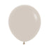 Fashion White Sand Latex Balloons 45cm 6pk