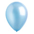 Metallic Baby Blue Latex Balloons 30cm 200pk