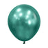 Metallic Reflex Aurora Green Latex Balloons 45cm 6pk