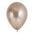 Metallic Reflex Champagne Latex Balloons 30cm 100pk