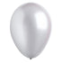 Metallic Silver Latex Balloons 30cm 200pk