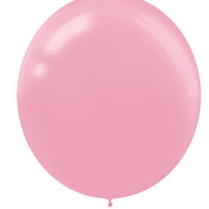 Balloon - Plain Latex New Pink Latex Balloons 60cm 4pk