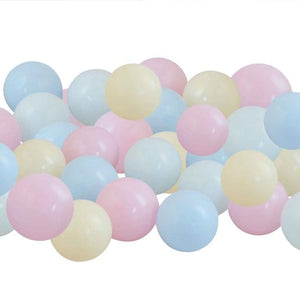 Balloon - Plain Latex Pastel Balloons 12cm 40pk