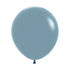Pastel Dusk Blue Latex Balloons 45cm 6pk