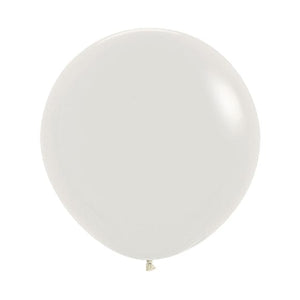 Balloon - Plain Latex Pastel Dusk Cream Latex Balloons 60cm 3pk