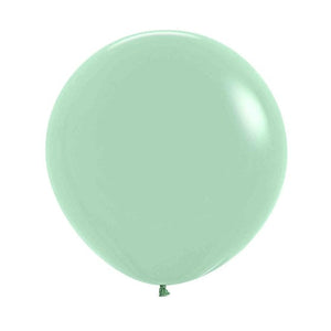 Balloon - Plain Latex Pastel Dusk Green Tea Latex Balloons 60cm 3pk