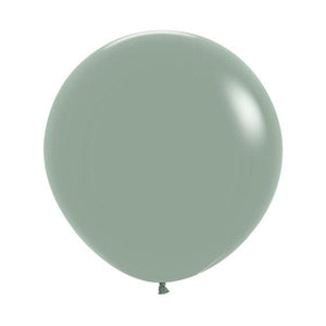 Balloon - Plain Latex Pastel Dusk Laurel Green Latex Balloons 60cm 10pk