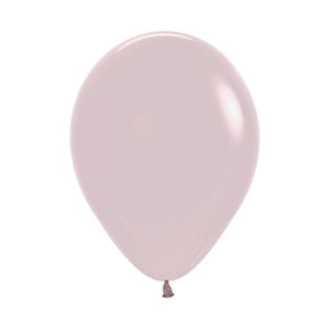 Balloon - Plain Latex Pastel Dusk Rose Latex Balloons 30cm 100pk
