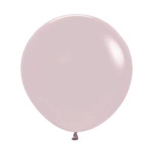 Balloon - Plain Latex Pastel Dusk Rose Latex Balloons 60cm 3pk