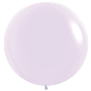 Balloon - Plain Latex Pastel Matte Lilac Latex Balloons 60cm 10pk