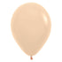 Pastel Matte Malibu Peach Latex Balloons 30cm 25pk