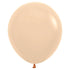 Pastel Matte Malibu Peach Latex Balloons 45cm 6pk