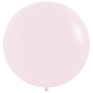 Balloon - Plain Latex Pastel Matte Pink Latex Balloons 60cm 10pk