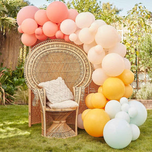 Balloon - Plain Latex Pastel Muted Balloon Arch