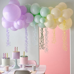 Balloon - Plain Latex Pastel Wave Balloon Arch