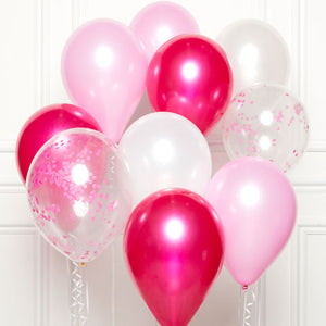 Balloon - Plain Latex Pink DIY Latex Balloon Kit